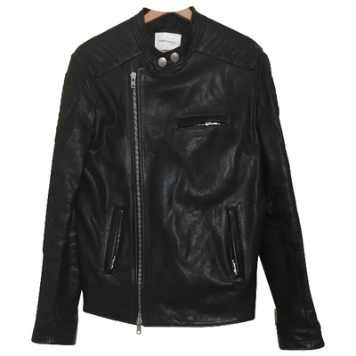 Pre-owned Pierre Balmain Black Leather Jacket