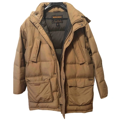 Pre-owned Woolrich Camel Cotton Coat