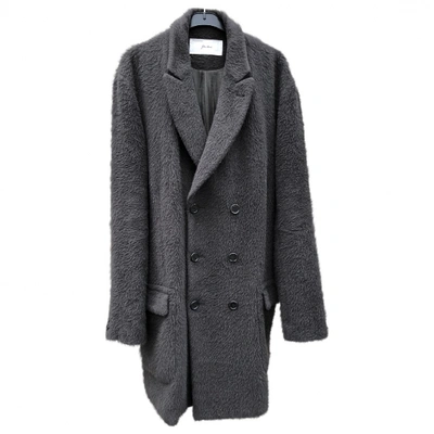 Pre-owned Julien David Wool Coat In Grey