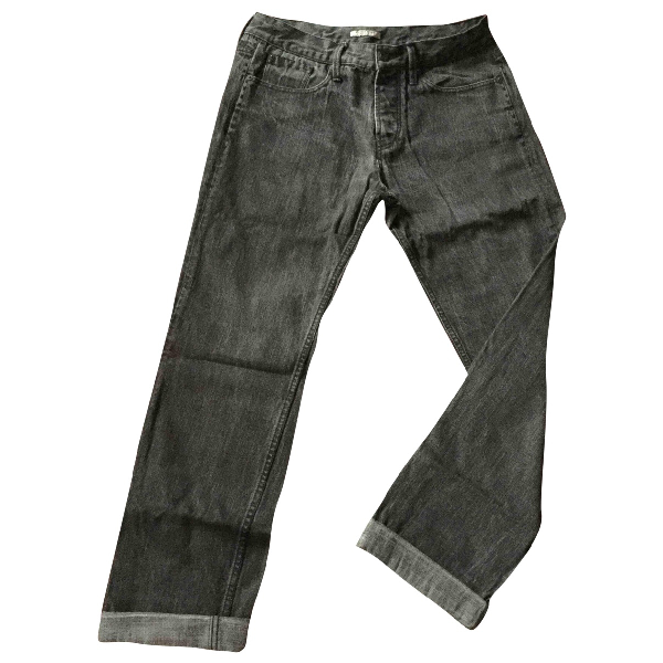Pre-owned Bottega Veneta Grey Cotton Jeans | ModeSens