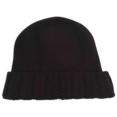 Pre-owned Malo Cashmere Hat In Brown