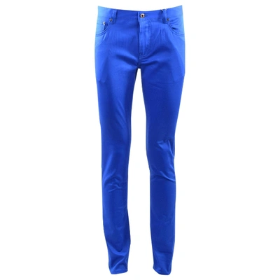 Pre-owned Moschino Slim Jean In Blue