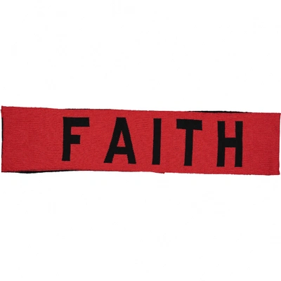 Pre-owned Faith Connexion Wool Scarf & Pocket Square In Multicolour
