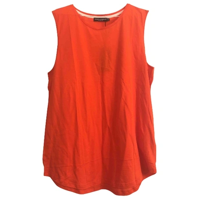 Pre-owned Dolce & Gabbana Orange Cotton T-shirt