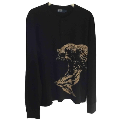 Pre-owned Polo Ralph Lauren Black Cotton T-shirt
