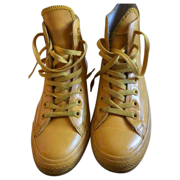 Pre-Owned Converse Camel Trainers | ModeSens