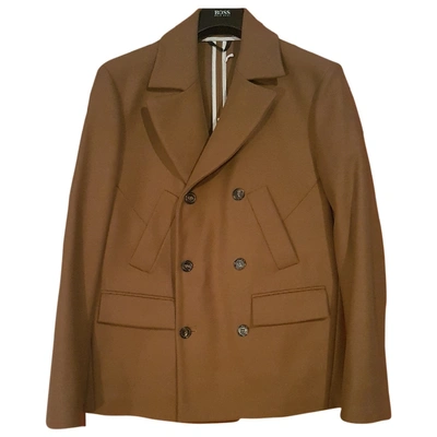 Pre-owned Iceberg Wool Coat In Brown