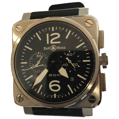 Pre-owned Bell & Ross Br03-94 Watch In Black