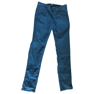 Pre-owned Incotex Trousers In Green