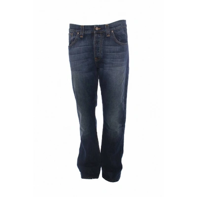 Pre-owned Nudie Jeans Blue Cotton Jeans