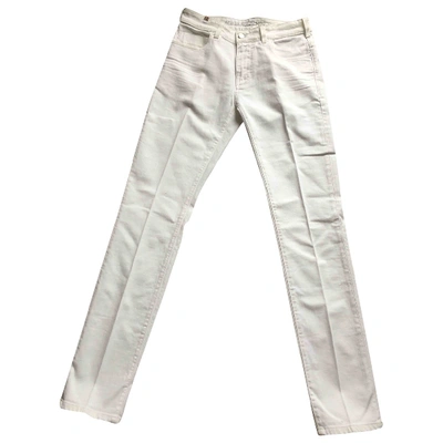 Pre-owned Notify Straight Jeans In White