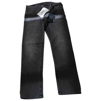 Pre-owned Armani Jeans Slim Jean In Grey