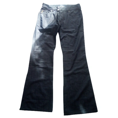 Pre-owned Armani Jeans Trousers In Grey