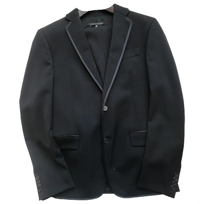 Pre-owned Alessandro Dell'acqua Wool Suit In Black