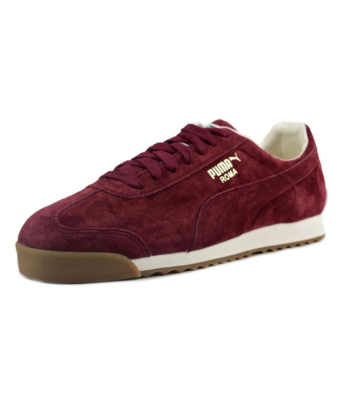 burgundy puma sneakers