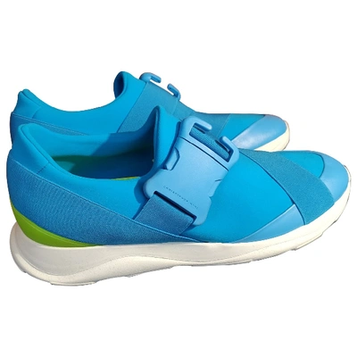 Pre-owned Christopher Kane Low Trainers In Blue