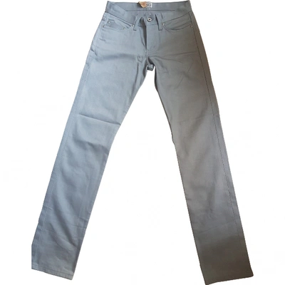 Pre-owned Naked & Famous Straight Jeans In Grey