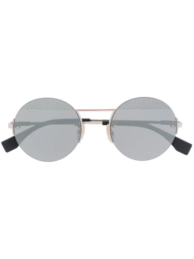 Fendi Round-frame Sunglasses In Black