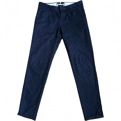 Pre-owned Incotex Trousers In Blue