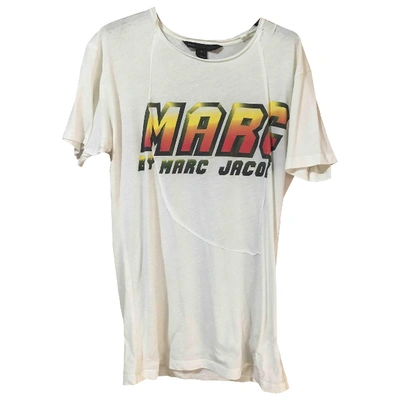 Pre-owned Marc By Marc Jacobs White Cotton T-shirt