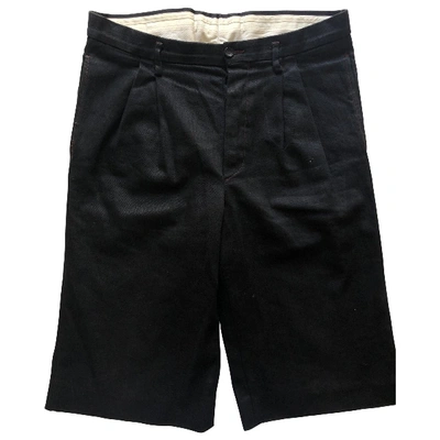 Pre-owned Z Zegna Black Cotton Shorts
