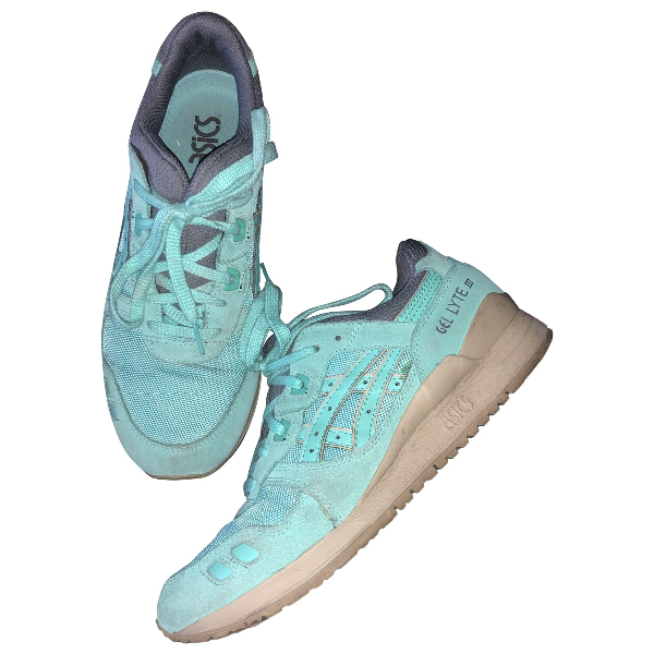 suede asics trainers