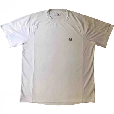 Pre-owned Sergio Tacchini White Synthetic T-shirt