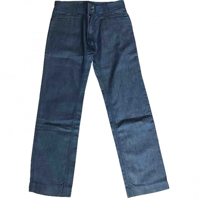 Pre-owned Dolce & Gabbana Trousers In Blue