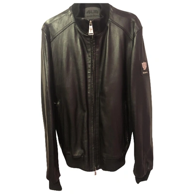 Pre-owned Cesare Paciotti Leather Jacket In Black | ModeSens
