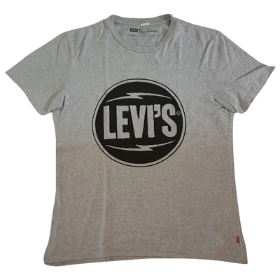 Pre-owned Levi's Grey Cotton T-shirt