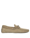 Tod's Loafers In Khaki