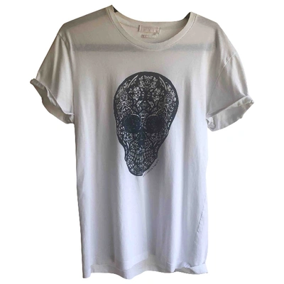Pre-owned Alexander Mcqueen White Cotton T-shirt