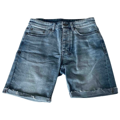 Pre-owned Ksubi Blue Cotton Shorts