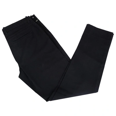 Pre-owned Fendi Trousers In Black