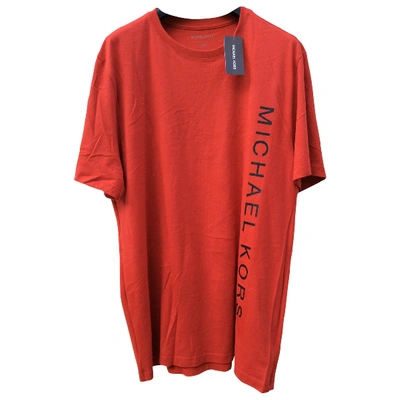 Pre-owned Michael Kors Red Cotton T-shirt