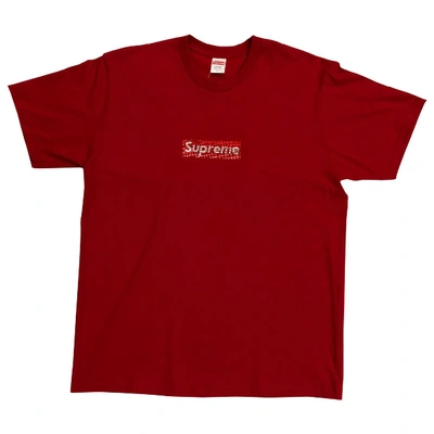 Pre-owned Supreme Red Cotton T-shirt