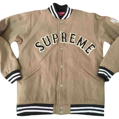Pre-owned Supreme Jacket In Brown