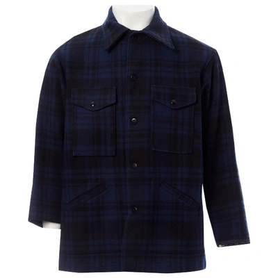Pre-owned Pendleton Wool Jacket In Blue