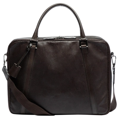 Pre-owned Fendi Leather Bag In Brown