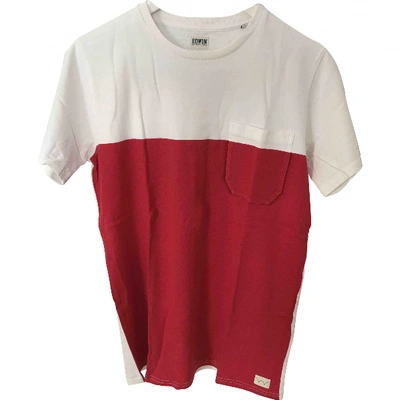 Pre-owned Edwin Red Cotton T-shirt