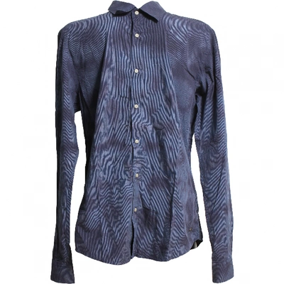 Pre-owned Scotch & Soda Blue Cotton Shirts