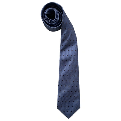 Pre-owned Kiton Blue Silk Ties