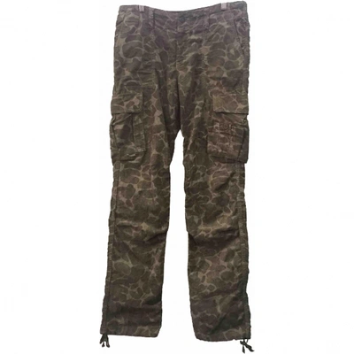 Pre-owned Beams Trousers In Green