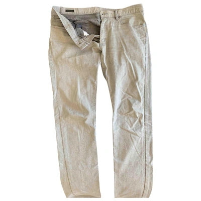 Pre-owned Z Zegna Trousers In Grey