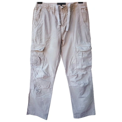 Pre-owned Tommy Hilfiger Trousers In Beige