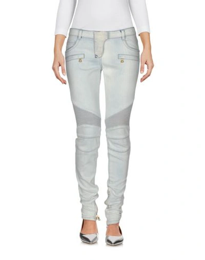 Balmain Denim Pants In Blue