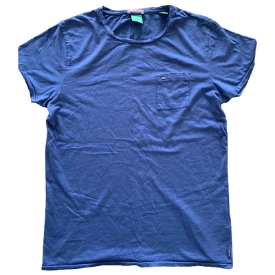 Pre-owned Scotch & Soda Blue Cotton T-shirts