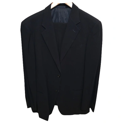 Pre-owned Armani Collezioni Suit In Black