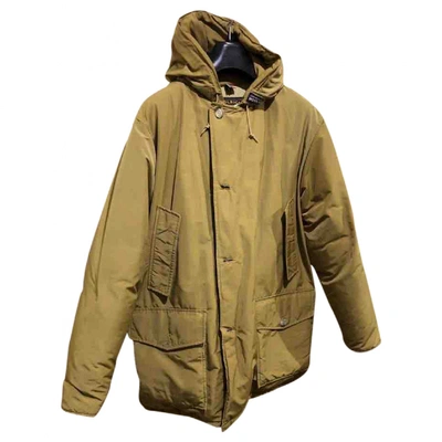 Pre-owned Woolrich Yellow Cotton Coat