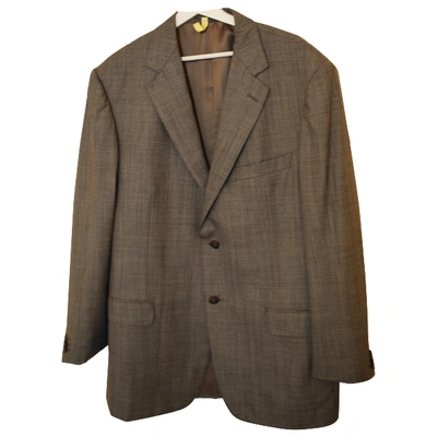 Pre-owned Ermenegildo Zegna Wool Waistcoat In Grey